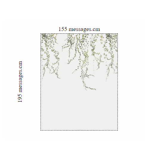 Aralia Green, 155x195H, Sandberg